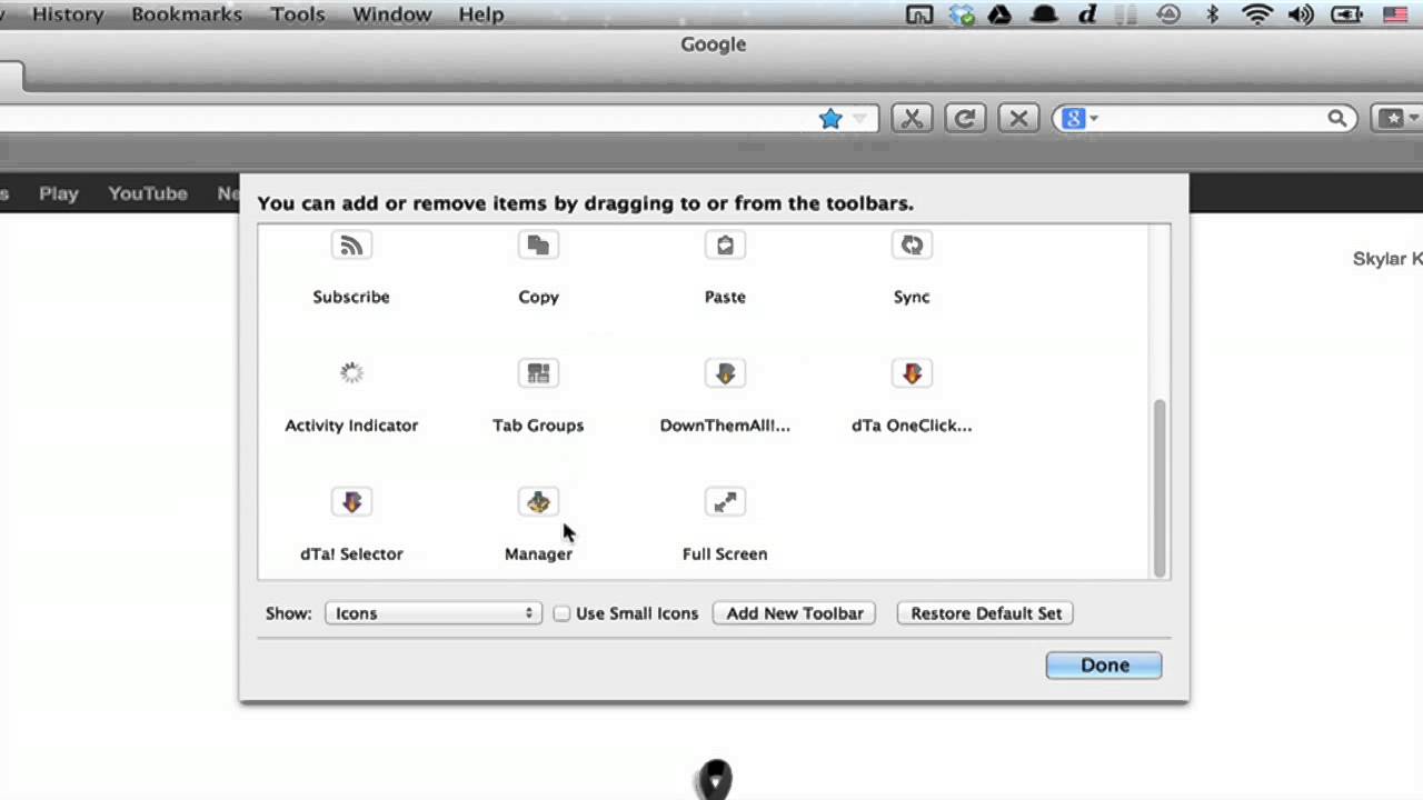 Can You Customize The Toolbar On Chrome Browser For Mac